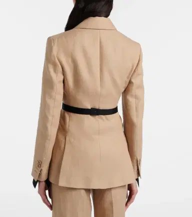 Max Mara Fionda linen blazer | Thumbnail 5 Max Mara Fionda linen blazer | Thumbnail 5