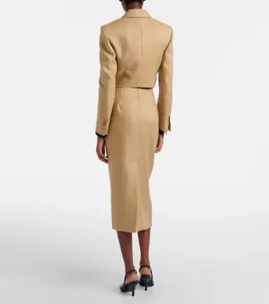 Max Mara Veranda linen pencil skirt | Thumbnail 6 Max Mara Veranda linen pencil skirt | Thumbnail 6