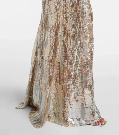 Elie Saab Sequined silk-blend gown | Thumbnail 3 Elie Saab Sequined silk-blend gown | Thumbnail 3