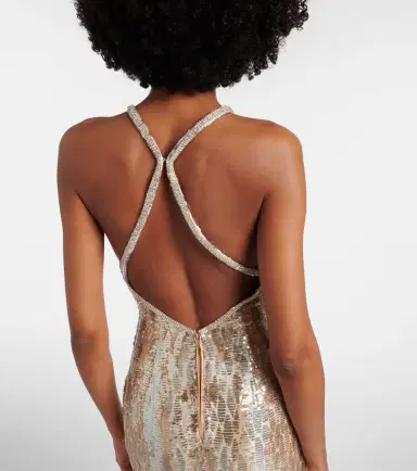 Elie Saab Sequined silk-blend gown | Thumbnail 5 Elie Saab Sequined silk-blend gown | Thumbnail 5