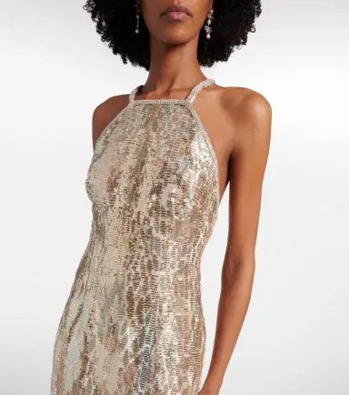 Elie Saab Sequined silk-blend gown | Thumbnail 6 Elie Saab Sequined silk-blend gown | Thumbnail 6