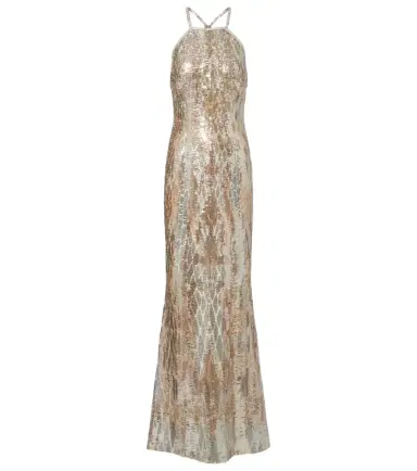 Elie Saab Sequined silk-blend gown | Thumbnail 1 Elie Saab Sequined silk-blend gown | Thumbnail 1