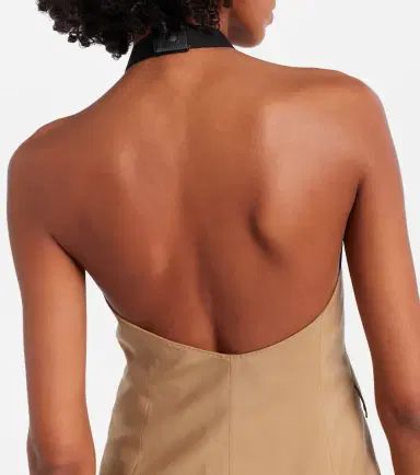 Max Mara Nuraghe halterneck wool and silk vest | Thumbnail 3 Max Mara Nuraghe halterneck wool and silk vest | Thumbnail 3