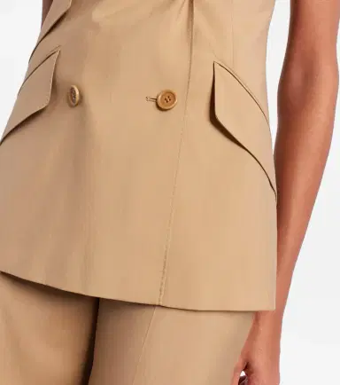 Max Mara Nuraghe halterneck wool and silk vest | Thumbnail 6 Max Mara Nuraghe halterneck wool and silk vest | Thumbnail 6