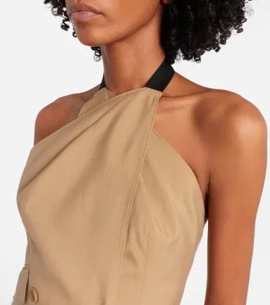 Max Mara Nuraghe halterneck wool and silk vest | Thumbnail 7 Max Mara Nuraghe halterneck wool and silk vest | Thumbnail 7