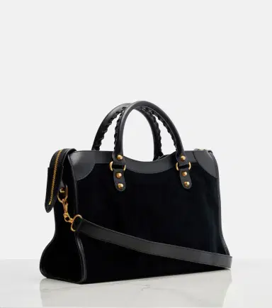 Balenciaga Le City Medium suede top-handle bag | Thumbnail 2 Balenciaga Le City Medium suede top-handle bag | Thumbnail 2