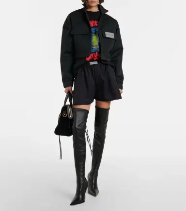 Balenciaga Le City Medium suede top-handle bag | Thumbnail 6 Balenciaga Le City Medium suede top-handle bag | Thumbnail 6