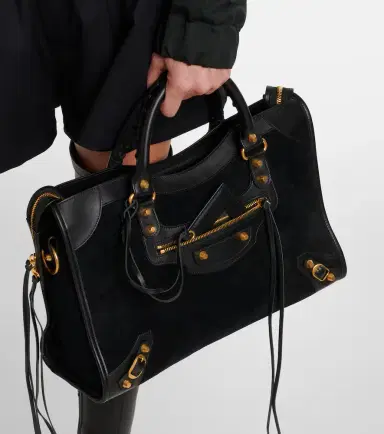 Balenciaga Le City Medium suede top-handle bag | Thumbnail 7 Balenciaga Le City Medium suede top-handle bag | Thumbnail 7