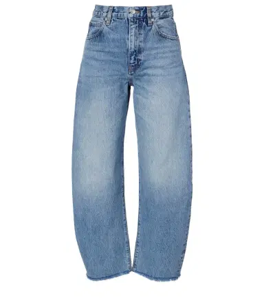 Frame Bubble cropped barrel-leg jeans | Thumbnail 1 Frame Bubble cropped barrel-leg jeans | Thumbnail 1