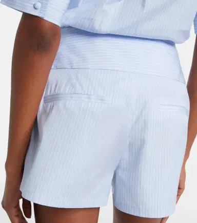 Frame Harbor striped cotton poplin shorts | Thumbnail 4 Frame Harbor striped cotton poplin shorts | Thumbnail 4