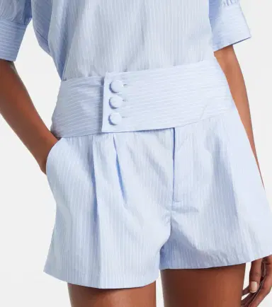 Frame Harbor striped cotton poplin shorts | Thumbnail 5 Frame Harbor striped cotton poplin shorts | Thumbnail 5