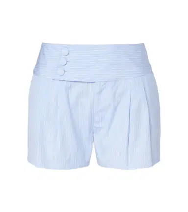 Frame Harbor striped cotton poplin shorts | Thumbnail 1 Frame Harbor striped cotton poplin shorts | Thumbnail 1
