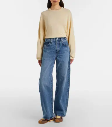 Frame Bow barrel-leg jeans | Thumbnail 5 Frame Bow barrel-leg jeans | Thumbnail 5