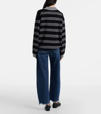 Frame Bow frayed barrel-leg jeans | Thumbnail 6 Frame Bow frayed barrel-leg jeans | Thumbnail 6