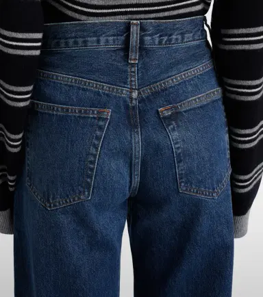 Frame Bow frayed barrel-leg jeans | Thumbnail 7 Frame Bow frayed barrel-leg jeans | Thumbnail 7