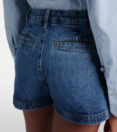 Frame Cruise high-rise denim shorts | Thumbnail 5 Frame Cruise high-rise denim shorts | Thumbnail 5
