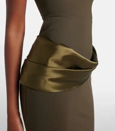 Alex Perry Satin-trimmed gown | Thumbnail 5 Alex Perry Satin-trimmed gown | Thumbnail 5