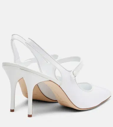 Manolo Blahnik Camparisli 90 raffia slingback pumps | Thumbnail 3 Manolo Blahnik Camparisli 90 raffia slingback pumps | Thumbnail 3