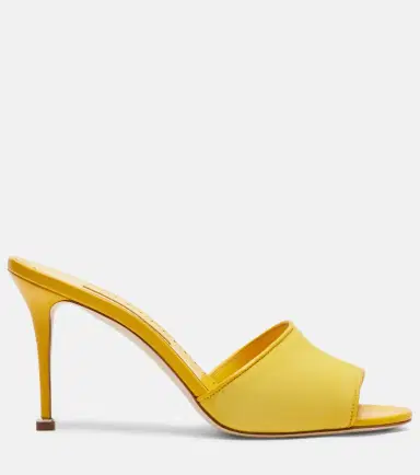 Manolo Blahnik Larache 90 suede mules | Thumbnail 2 Manolo Blahnik Larache 90 suede mules | Thumbnail 2