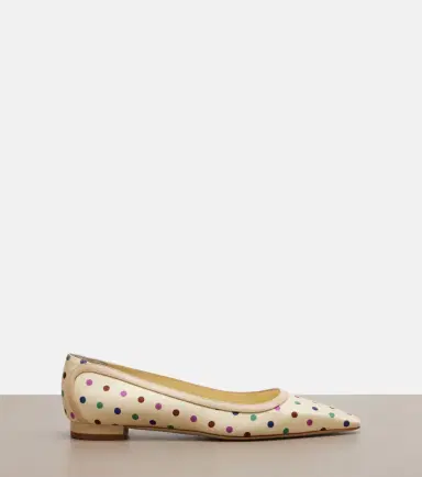 Manolo Blahnik Filotas leather-trimmed polka-dot ballet flats | Thumbnail 3 Manolo Blahnik Filotas leather-trimmed polka-dot ballet flats | Thumbnail 3
