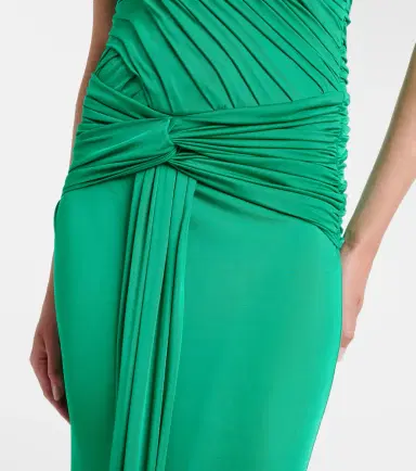 The New Arrivals Ilkyaz Ozel Gathered ruched gown | Thumbnail 6 The New Arrivals Ilkyaz Ozel Gathered ruched gown | Thumbnail 6