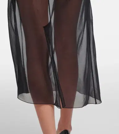 Prada Sheer midi skirt | Thumbnail 5 Prada Sheer midi skirt | Thumbnail 5