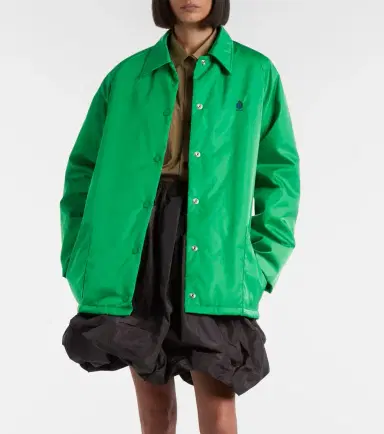 Prada Re-Nylon oversized blouson jacket | Thumbnail 4 Prada Re-Nylon oversized blouson jacket | Thumbnail 4