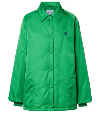 Prada Re-Nylon oversized blouson jacket | Thumbnail 1 Prada Re-Nylon oversized blouson jacket | Thumbnail 1
