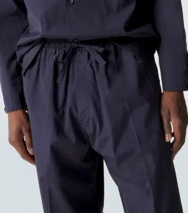 Umit Benan Julian cotton and silk straight pants | Thumbnail 5 Umit Benan Julian cotton and silk straight pants | Thumbnail 5