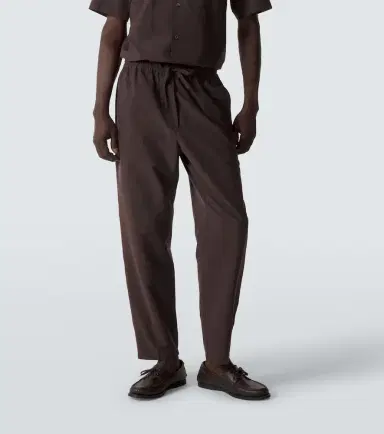 Umit Benan Selly silk-blend straight pants | Thumbnail 3 Umit Benan Selly silk-blend straight pants | Thumbnail 3