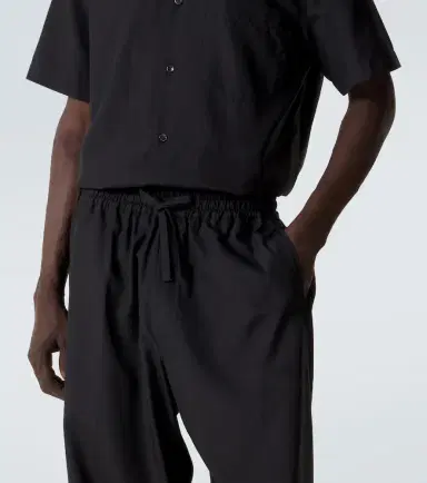 Umit Benan Julian silk straight pants | Thumbnail 4 Umit Benan Julian silk straight pants | Thumbnail 4