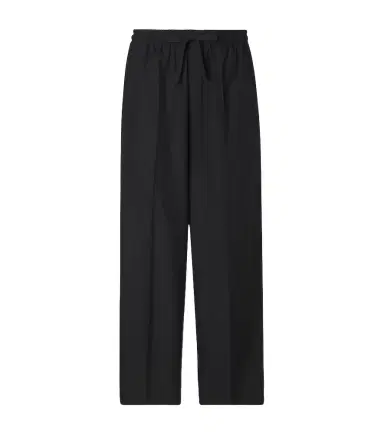 Umit Benan Julian silk straight pants | Thumbnail 1 Umit Benan Julian silk straight pants | Thumbnail 1