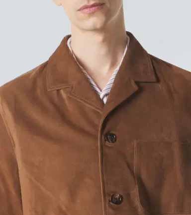 Umit Benan Santiago suede overshirt | Thumbnail 6 Umit Benan Santiago suede overshirt | Thumbnail 6