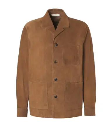 Umit Benan Santiago suede overshirt | Thumbnail 1 Umit Benan Santiago suede overshirt | Thumbnail 1