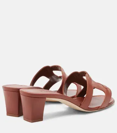 Manolo Blahnik Grellanu 50 leather mules | Thumbnail 3 Manolo Blahnik Grellanu 50 leather mules | Thumbnail 3