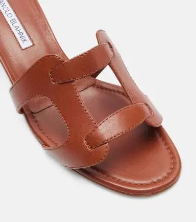 Manolo Blahnik Grellanu 50 leather mules | Thumbnail 4 Manolo Blahnik Grellanu 50 leather mules | Thumbnail 4