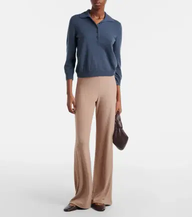 Leset Lauren jersey wide-leg pants | Thumbnail 2 Leset Lauren jersey wide-leg pants | Thumbnail 2