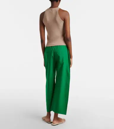 Leset Kyoto cropped cotton wide-leg pants | Thumbnail 5 Leset Kyoto cropped cotton wide-leg pants | Thumbnail 5