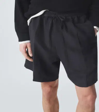Umit Benan Julian linen and silk shorts | Thumbnail 2 Umit Benan Julian linen and silk shorts | Thumbnail 2