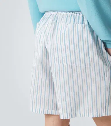 Umit Benan Julian striped silk and cotton shorts | Thumbnail 2 Umit Benan Julian striped silk and cotton shorts | Thumbnail 2