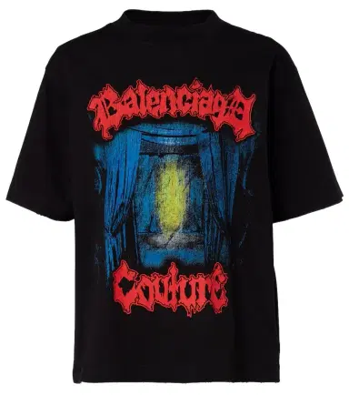 Balenciaga Printed cotton T-shirt | Thumbnail 1 Balenciaga Printed cotton T-shirt | Thumbnail 1