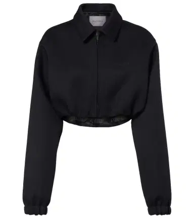 Balenciaga Cropped blouson jacket | Thumbnail 1 Balenciaga Cropped blouson jacket | Thumbnail 1