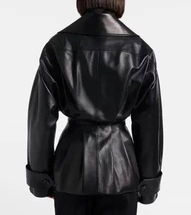 Balenciaga Double-breasted leather jacket | Thumbnail 2 Balenciaga Double-breasted leather jacket | Thumbnail 2