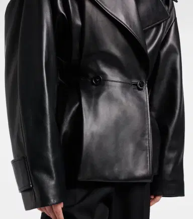 Balenciaga Double-breasted leather jacket | Thumbnail 4 Balenciaga Double-breasted leather jacket | Thumbnail 4