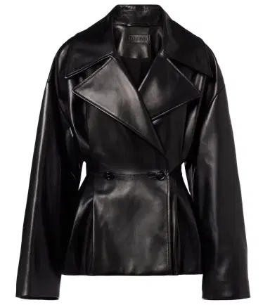 Balenciaga Double-breasted leather jacket | Thumbnail 1 Balenciaga Double-breasted leather jacket | Thumbnail 1