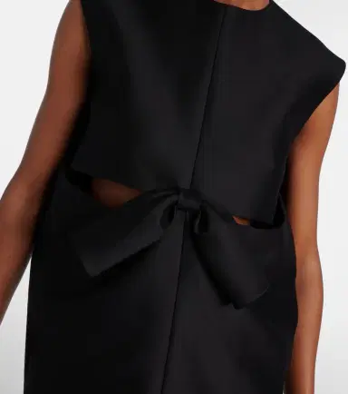 Balenciaga Cutout crêpe satin midi dress | Thumbnail 5 Balenciaga Cutout crêpe satin midi dress | Thumbnail 5