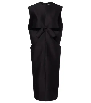 Balenciaga Cutout crêpe satin midi dress | Thumbnail 1 Balenciaga Cutout crêpe satin midi dress | Thumbnail 1