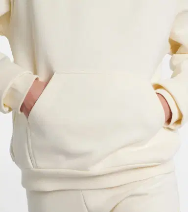 Balenciaga Logo cotton fleece hoodie | Thumbnail 4 Balenciaga Logo cotton fleece hoodie | Thumbnail 4