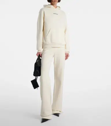 Balenciaga Logo cotton fleece hoodie | Thumbnail 5 Balenciaga Logo cotton fleece hoodie | Thumbnail 5