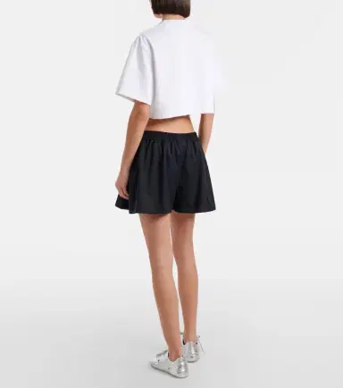Balenciaga Logo wool-blend shorts | Thumbnail 2 Balenciaga Logo wool-blend shorts | Thumbnail 2
